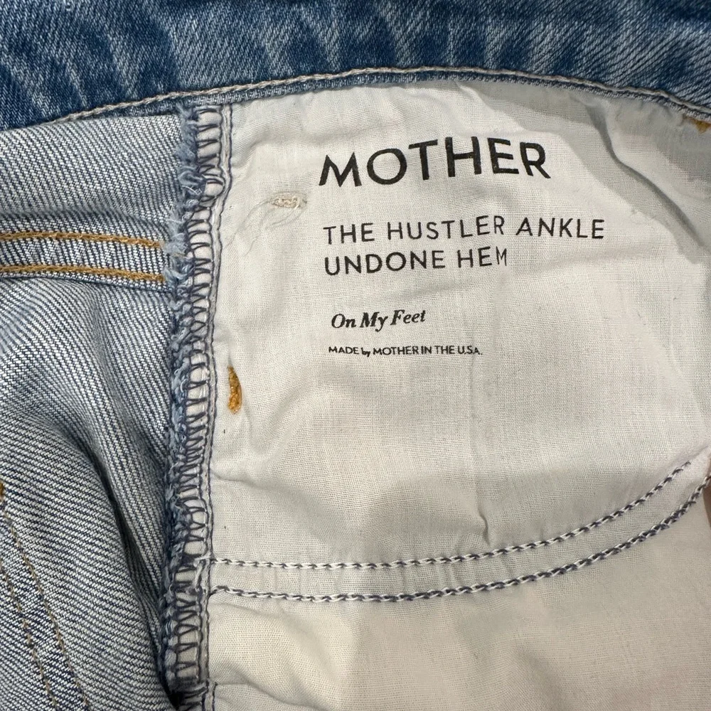 MOTHER SUPERIOR The Hustler Ankle Undone Hem - Picture 6 of 6